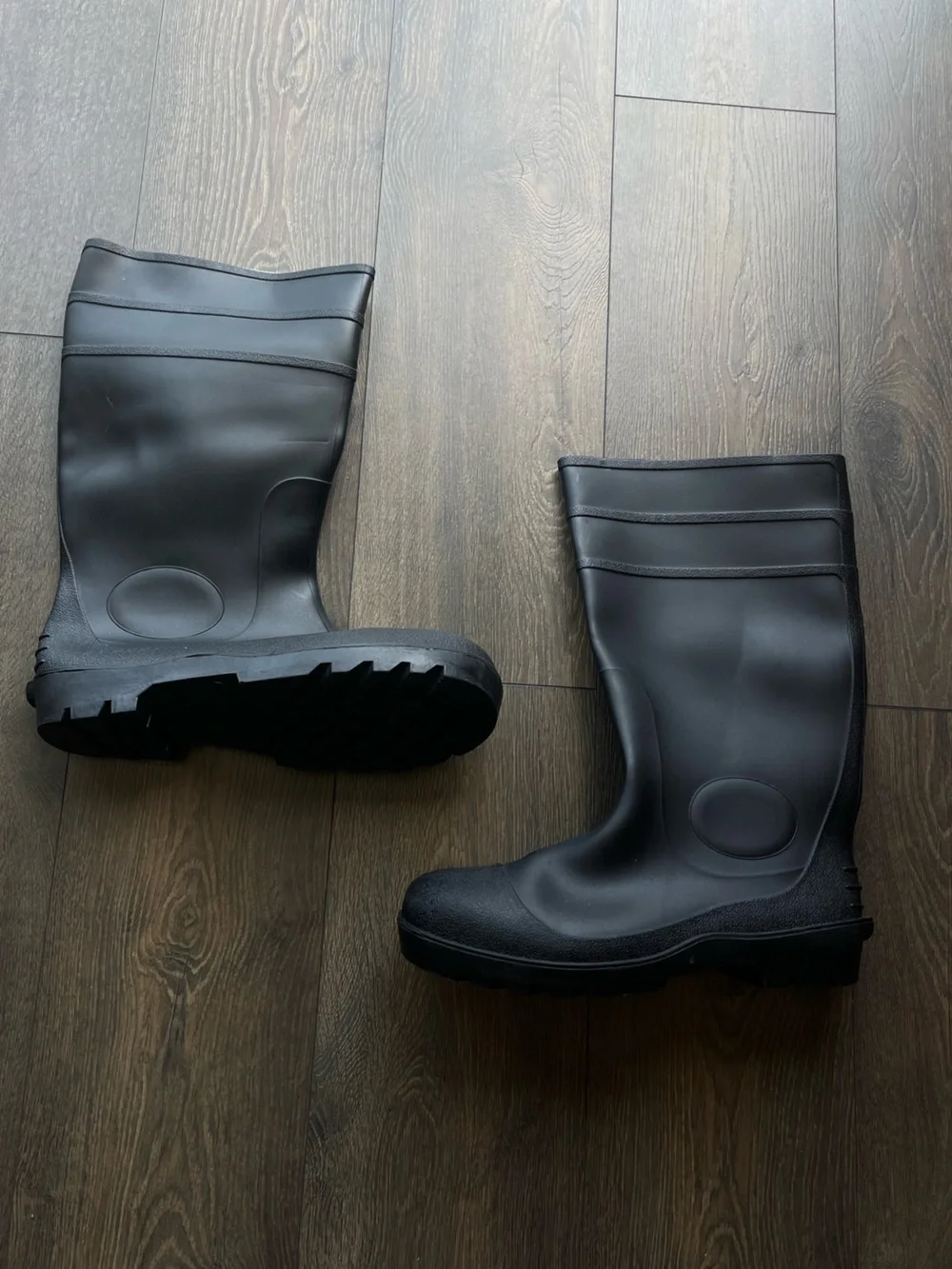 NWOT Black Rubber Waterproof Work Boots